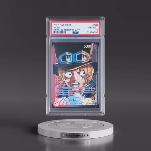 2023 One Piece OP05-Awakening of the New Era #001 Sabo - Alternate Art (PSA 10 GEM MINT)