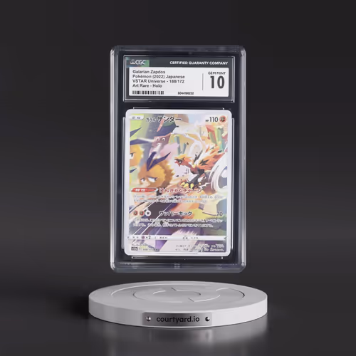 2022 VSTAR Universe #188/172 Galarian Zapdos - Art Rare Holo (CGC 10 GEM MINT)