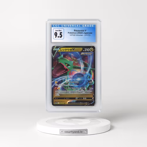 2022 VSTAR Universe #107/172 Rayquaza V - Holo (CGC 10 GEM MINT)