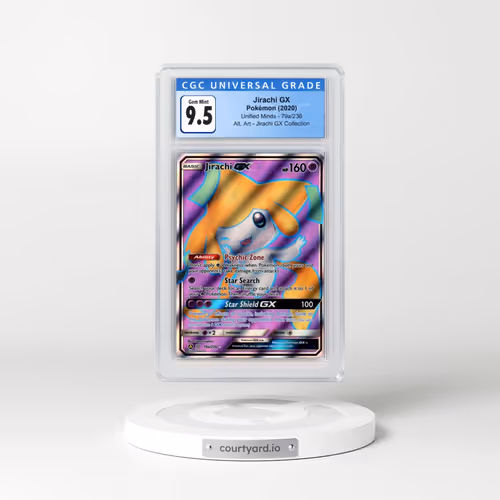 2019 Unified Minds #79a/236 Jirachi GX - Holo Alt. Art Jirachi GX Collection (CGC 10 GEM MINT)
