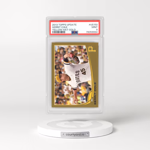 2013 Topps Update #US150 Gerrit Cole - Yellow Hat-Gold (PSA 9 MINT)