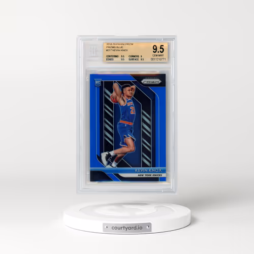 2018 Panini Prizm #217 Kevin Knox - Blue Prizm (BGS 9.5 GEM MINT)