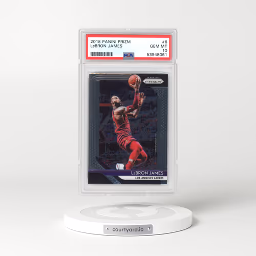 2018 Panini Prizm #6 LeBron James (PSA 10 GEM MINT)