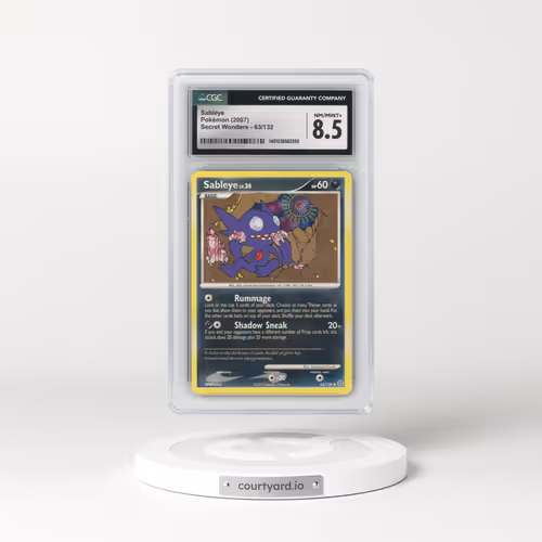 2007 Secret Wonders #63/132 Sableye (CGC 8.5 NM-MT+)