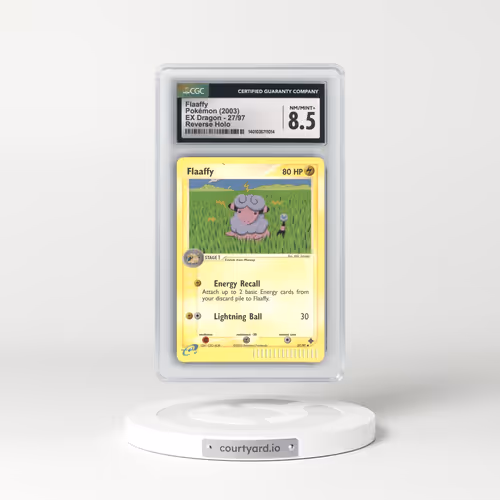2003 EX Dragon (2003 Copyright, w/ "e" Symbol) #27/97 Flaaffy - Reverse Holo (CGC 8.5 NM-MT+)