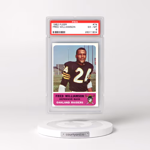 1962 Fleer #74 Fred Williamson (PSA 6 EX-MT)