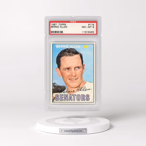 1967 Topps #118 Bernie Allen (PSA 8 NM-MT)