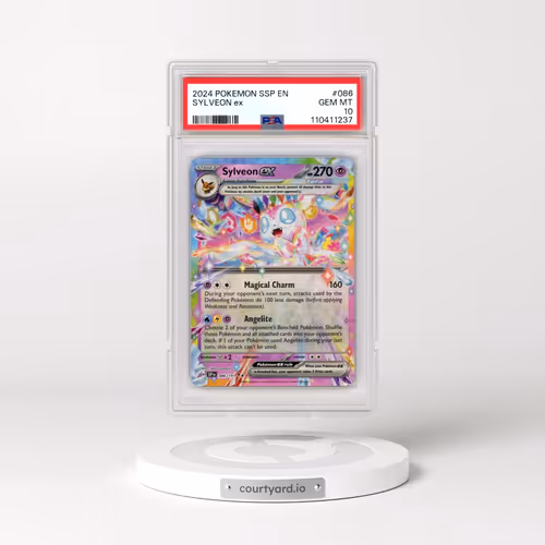 2024 Pokémon Ssp EN-Surging Sparks #086 Sylveon EX - Holo (PSA 10 GEM MINT)