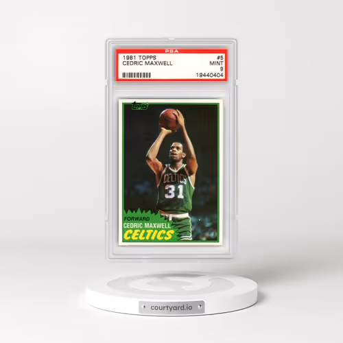 1981 Topps #5 Cedric Maxwell (PSA 9 MINT)