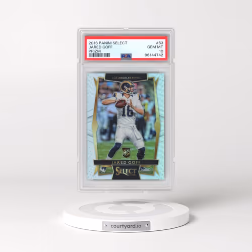 2016 Panini Select #63 Jared Goff - Prizm (PSA 10 GEM MINT)