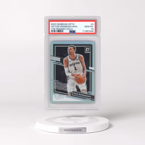 2023 Panini Donruss Optic the Rookies #4 Victor Wembanyama - Holo (PSA 10 GEM MINT)