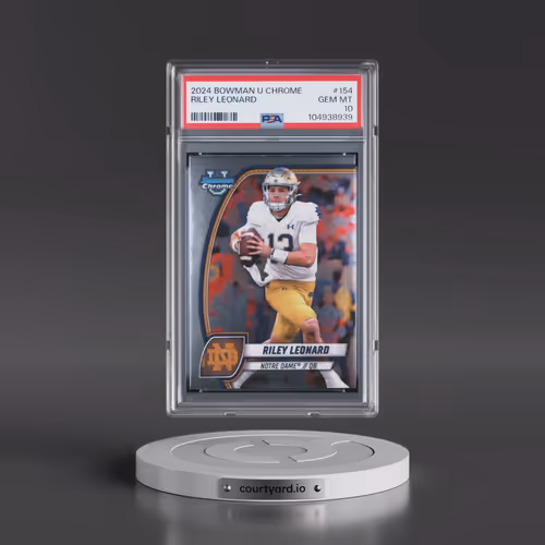 2024 Bowman University Chrome #154 Riley Leonard (PSA 10 GEM MINT)