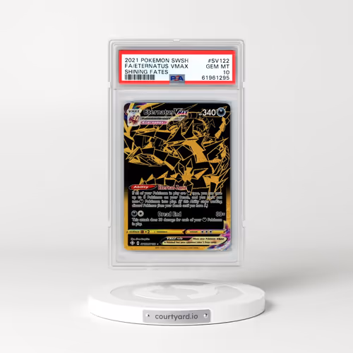2021 Pokémon Sword & Shield Shining Fates #SV122 Eternatus Vmax - Full Art (PSA 10 GEM MINT)