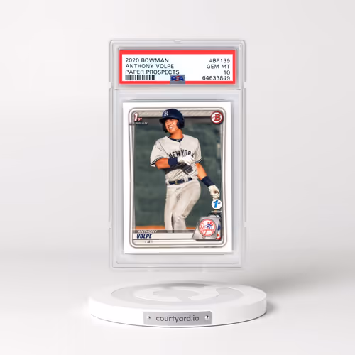 2020 Bowman Paper Prospects #BP139 Anthony Volpe (PSA 10 GEM MINT)