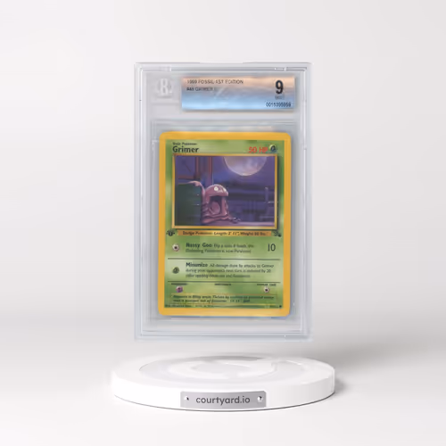 1999 Fossil #48 Grimer - 1st Edition 1st Edition (BGS 9 MINT)