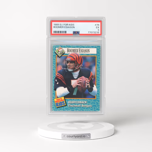 1989 S.I. for Kids #76 Boomer Esiason (PSA 5 EX)