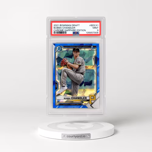 2021 Bowman Draft Chrome Sapphire Edition #BDC41 Bubba Chandler (PSA 9 MINT)