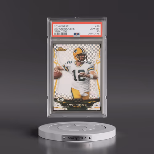 2014 Finest #89 Aaron Rodgers - Xfractor (PSA 10 GEM MINT)