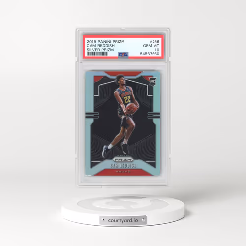 2019 Panini Prizm #256 Cam Reddish - Silver Prizm (PSA 10 GEM MINT)