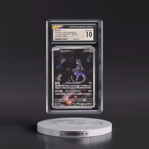 2023 Pokémon Card 151 #183/165 Mewtwo - Art Rare Holo (CGC 10 GEM MINT)