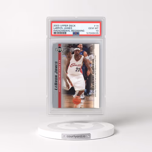 2003 Upper Deck Lebron James Phenomenal Beginnings #14 LeBron James (PSA 10 GEM MINT)