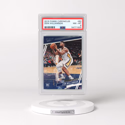 2019 Panini Chronicles #60 Zion Williamson (PSA 8 NM-MT)