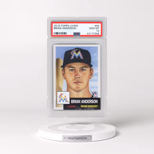 2018 Topps Living #56 Brian Anderson (PSA 10 GEM MINT)