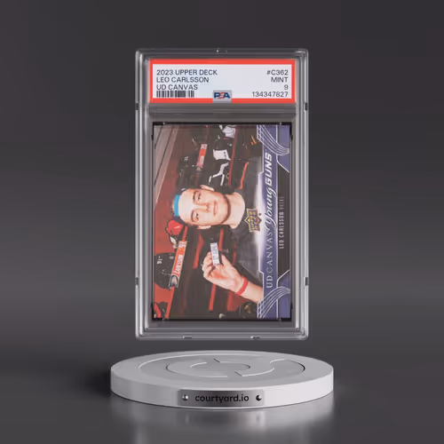 2023 Upper Deck UD Canvas #C362 Leo Carlsson (PSA 9 MINT)