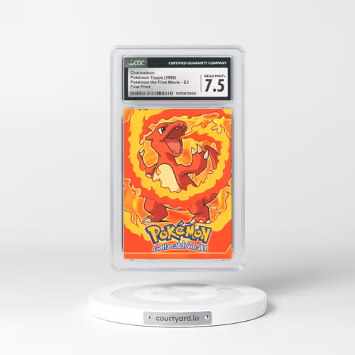 1999 Movie Promo #E5 Charmeleon - First Print (Blue Topps Logo) (CGC 7.5 NM+)