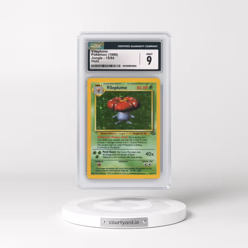 1999 Jungle #15/64 Vileplume - Holo (CGC 9 MINT)