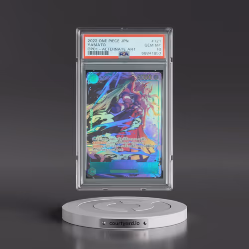 2022 One Piece Japanese OP01-Romance Dawn #121 Yamato - Alternate Art (PSA 10 GEM MINT)