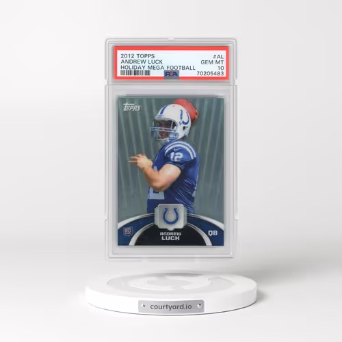 2012 Topps Holiday Mega Football #AL Andrew Luck (PSA 10 GEM MINT)