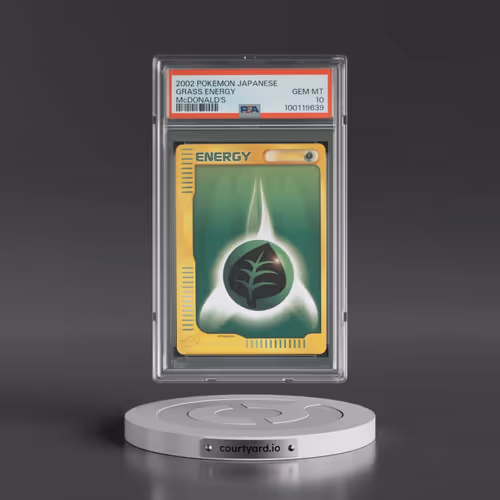 2002 Pokémon McDonald's Grass Energy (PSA 10 GEM MINT)