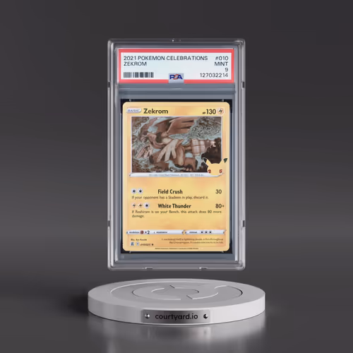 2021 Pokémon Celebrations #010 Zekrom (PSA 9 MINT)