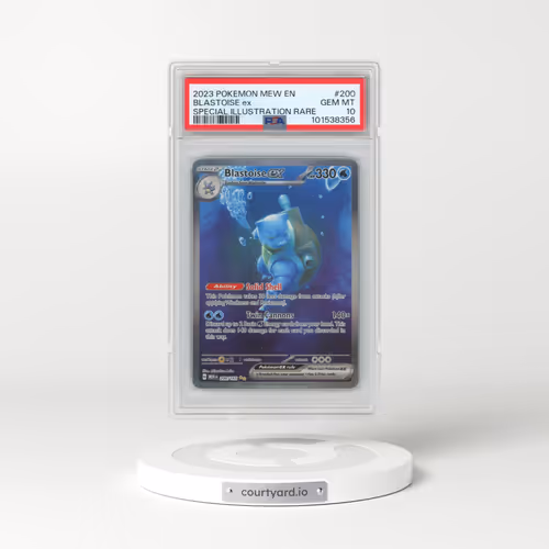 2023 Pokémon Mew EN-151 #200 Blastoise EX - Holo Special Illustration Rare (PSA 10 GEM MINT)