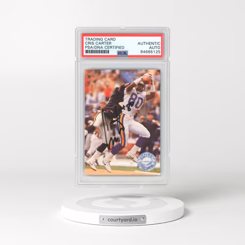 1991 NFB Pro Set Cris Carter - PSA/DNA Certified (PSA-DNA AUTH)