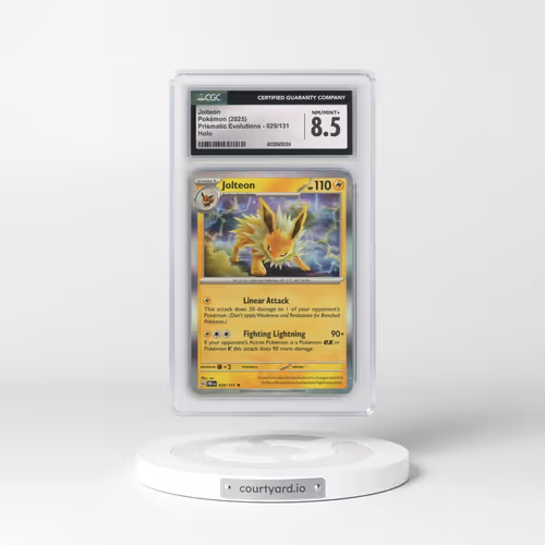 2025 Prismatic Evolutions - PRE EN #029/131 Jolteon - Holo (CGC 8.5 NM-MT+)