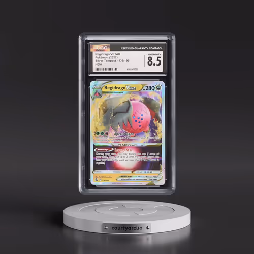 2022 Silver Tempest #136/195 Regidrago VSTAR - Holo (CGC 8.5 NM-MT+)