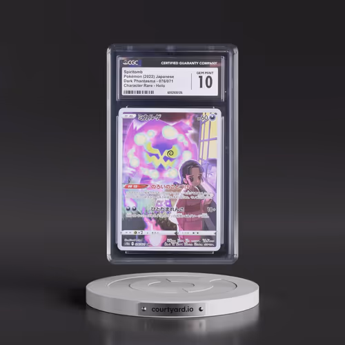 2021 Dark Phantasma #076/071 Spiritomb - Character Rare Holo (CGC 10 GEM MINT)