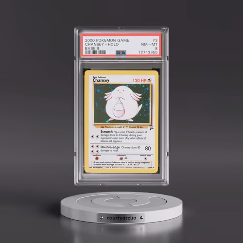 2000 Pokémon Game Base II #3 Chansey - Holo (PSA 8 NM-MT)