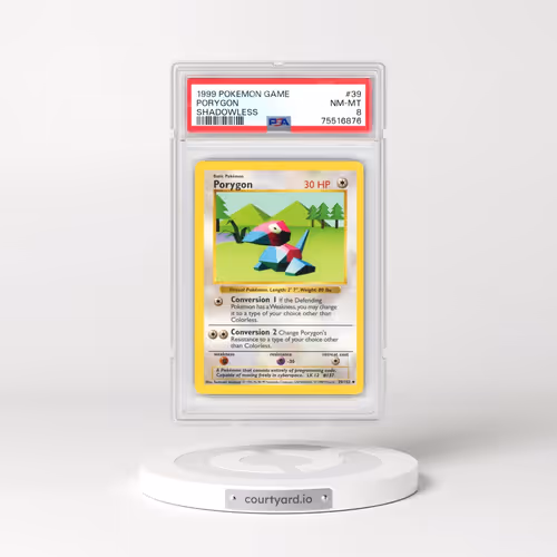 1999 Pokémon Game #39 Porygon Shadowless
