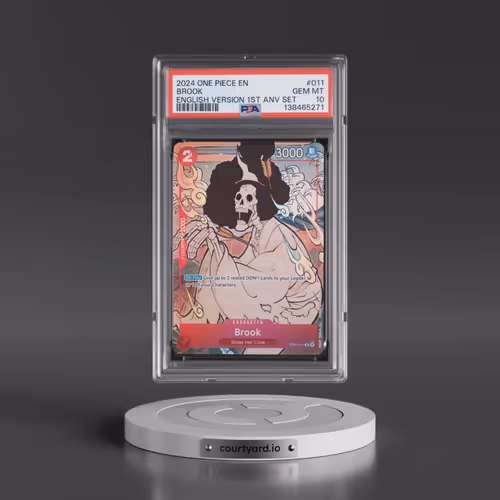 2024 One Piece English Version 1st Anniversary Set #011 Brook (PSA 10 GEM MINT)