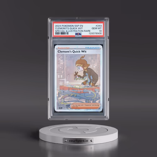 2024 Pokémon Ssp EN-Surging Sparks #243 Clemont's Quick Wit - Special Illustration Rare (PSA 10 GEM