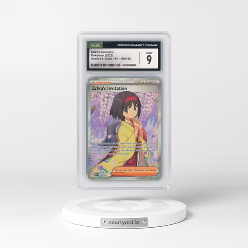 2023 Scarlet & Violet 151 - MEW EN #196/165 Erika's Invitation - Ultra Rare (CGC 9 MINT)