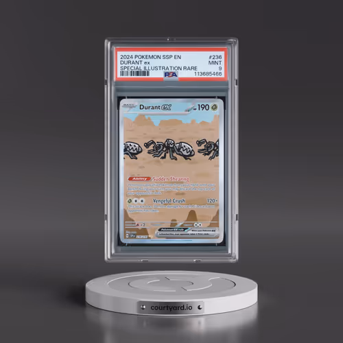 2024 Pokémon Ssp EN-Surging Sparks #236 Durant EX - Holo Special Illustration Rare (PSA 9 MINT)