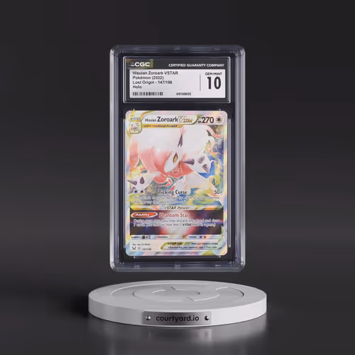 2022 Lost Origin #147/196 Hisuian Zoroark VSTAR - Holo (CGC 10 GEM MINT)