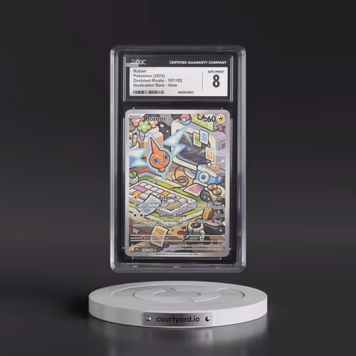 2025 Destined Rivals - DRI EN #197/182 Rotom - Illustration Rare Holo (CGC 8 NM-MT)