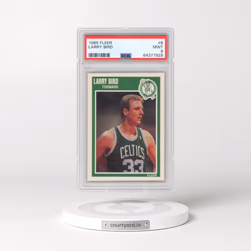 1989 Fleer #8 Larry Bird (PSA 9 MINT)