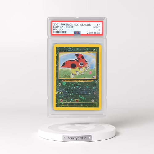 2001 Pokémon Southern Islands Promo #7 Ledyba - Holo (PSA 9 MINT)