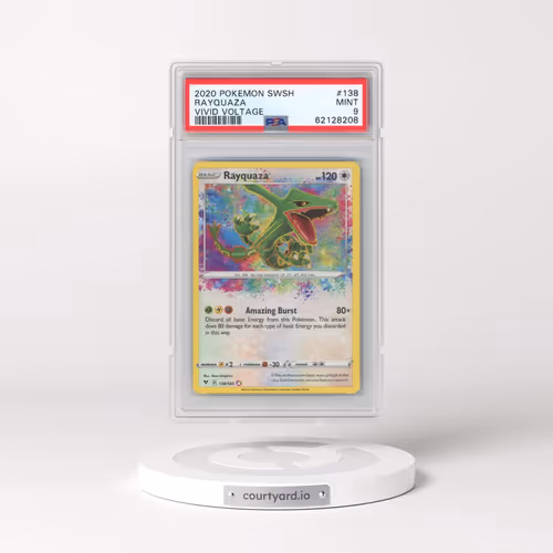2020 Pokémon Sword & Shield Vivid Voltage #138 Rayquaza (PSA 9 MINT)